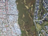 Photo of Masiphumele and Lake Michelle, Cape Peninsula, South Africa. Photo by Johnny Miller, Unequal Scenes. Used with permission.